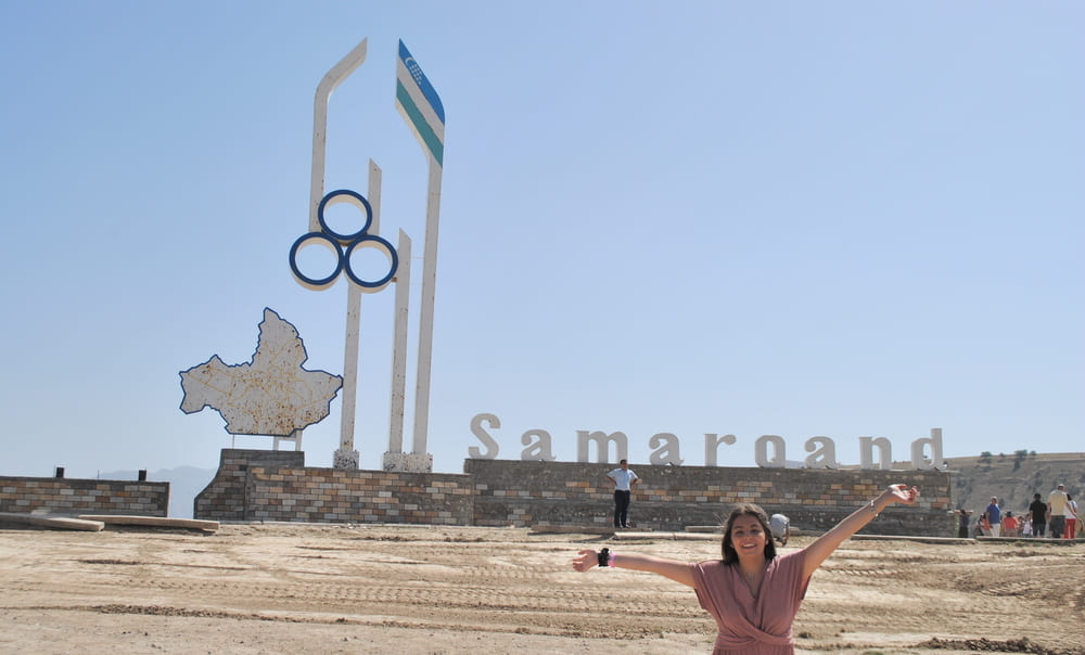 Parada en la carretera de Samarcanda