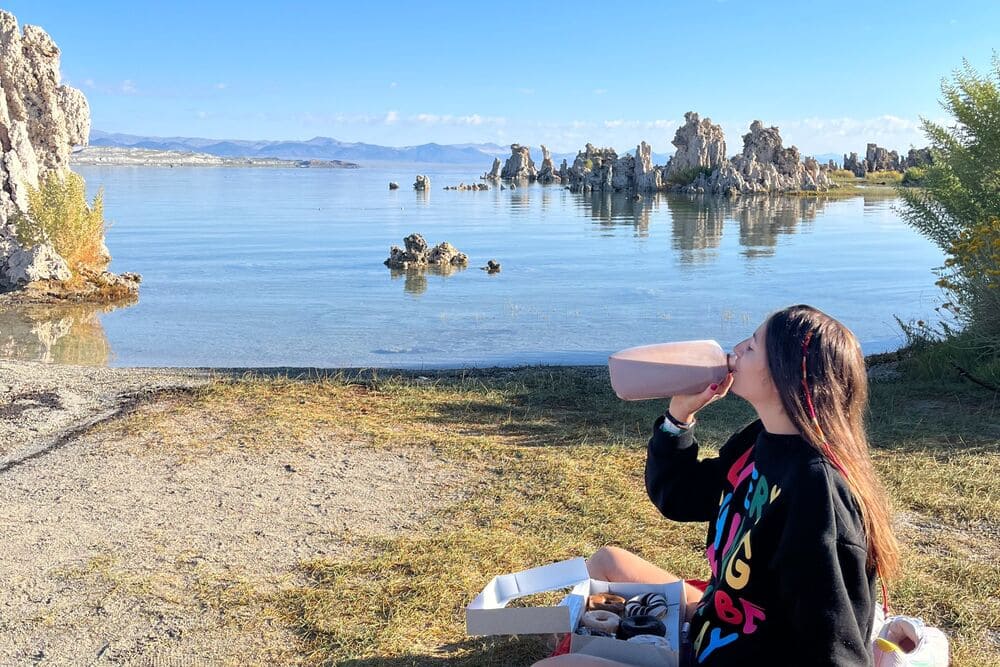 Desayuno con vistas en parque nacional usa