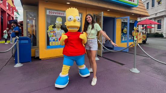 Fotos con los personajes de Universal Studios