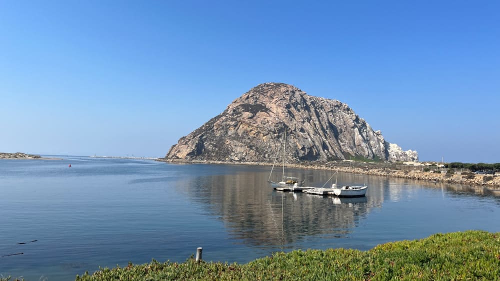 Morro Bay, pueblo del big sur en California,